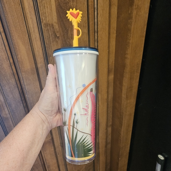 Starbucks 2023 Manuela Guillen Collection with straw cover - Picture 5 of 11